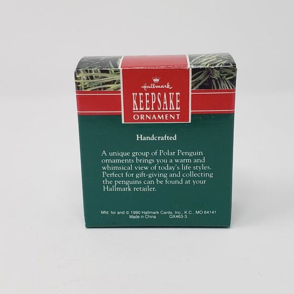 1990 Hallmark Polar Video Handcrafted Keepsake Holiday Christmas Ornament - Picture 2 of 5